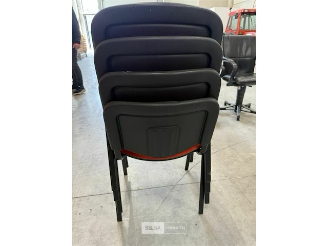 4x stoelen rood - afbeelding 3 van  3