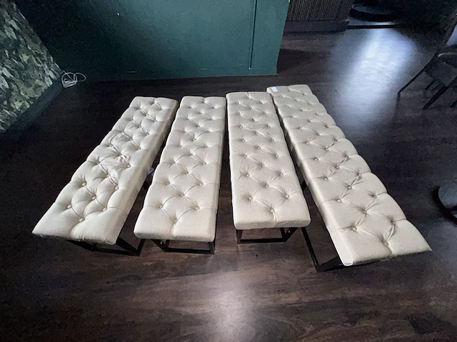 4x stoffen zitbank - afbeelding 2 van  2