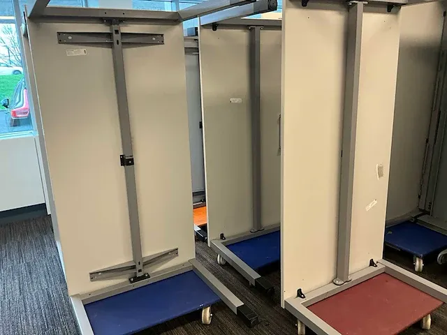 4x tafel/bureau steelcase werndl - afbeelding 4 van  4