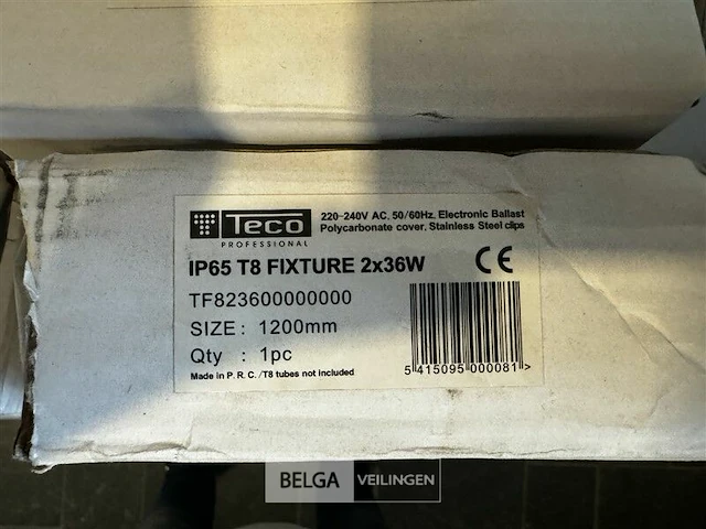 4x teco ip65 t8 fixture 2x36w - afbeelding 2 van  4