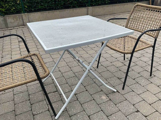4x terrastafel+ 14 terrasstoelen - afbeelding 2 van  5