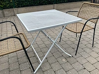 4x terrastafel+ 14 terrasstoelen - afbeelding 2 van  5