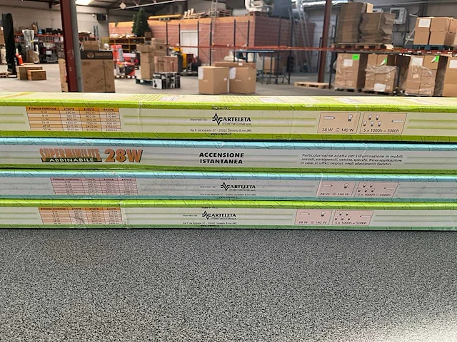 4x tl armatuur 28w 4100k, doorlinken - afbeelding 5 van  5