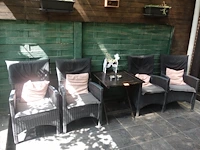 4x tuinstoel + tafel - afbeelding 1 van  5