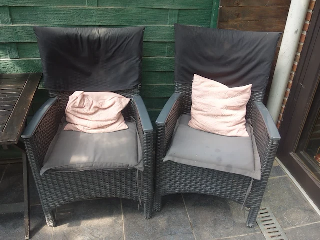 4x tuinstoel + tafel - afbeelding 3 van  5
