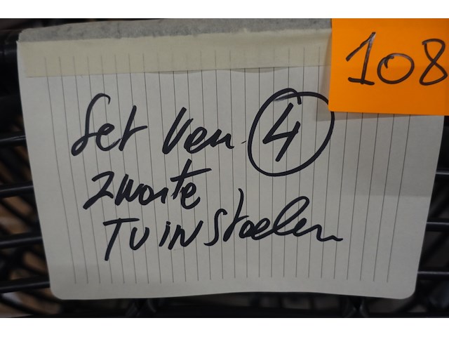 4x tuinstoel - afbeelding 3 van  3