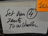 4x tuinstoel - afbeelding 3 van  3