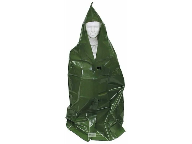 (4x) us army nbc poncho legergroen - afbeelding 1 van  2