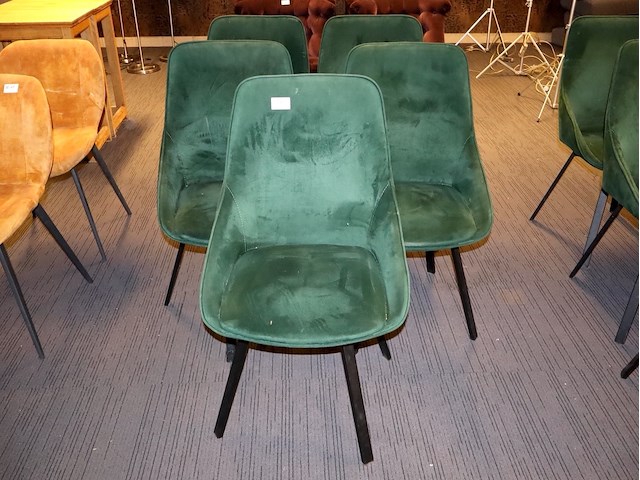 4x velour zetels - afbeelding 1 van  3
