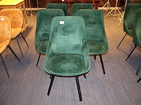 4x velour zetels - afbeelding 1 van  3