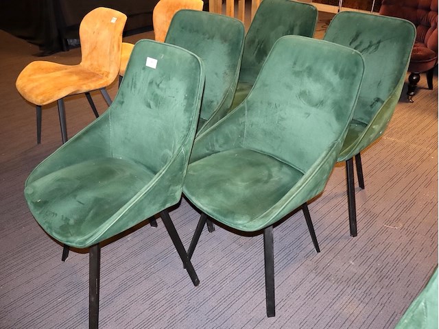 4x velour zetels - afbeelding 2 van  3