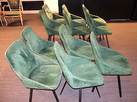 4x velour zetels - afbeelding 3 van  3