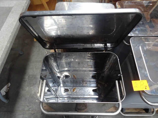 4x verrijdbare inox pedaalemmer rossicnol - afbeelding 3 van  3