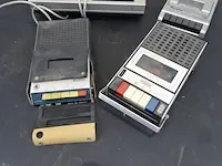 4x vintage cassettespelers - afbeelding 3 van  4