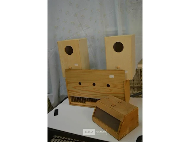 4x vogelkooien 15x25cm - afbeelding 1 van  5