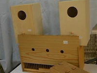 4x vogelkooien 15x25cm - afbeelding 1 van  5