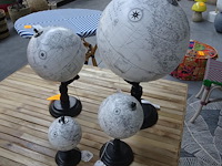 4x wereldbol - afbeelding 1 van  1