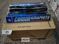 4x zaklamp carbon graphite - afbeelding 1 van  1