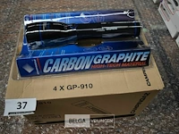 4x zaklamp carbon graphite - afbeelding 1 van  1