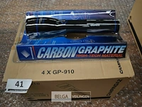 4x zaklamp carbon graphite - afbeelding 1 van  1