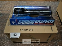 4x zaklamp carbon graphite - afbeelding 1 van  1