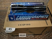 4x zaklamp carbon graphite - afbeelding 1 van  1