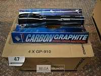 4x zaklamp carbon graphite