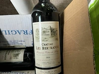 4x1 fles chateau les bertrands 2004 - afbeelding 1 van  4