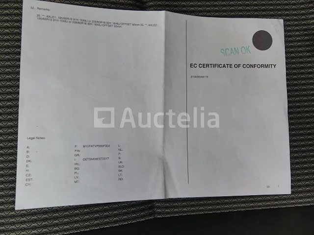 4x4 auto fiat sedici (2011-92.634 km-vin:tsmfyb21s00608157) - afbeelding 9 van  31
