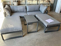 5- delige hoekbank loungeset 4 personen