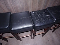5 + 8x houten barstoel - afbeelding 3 van  3