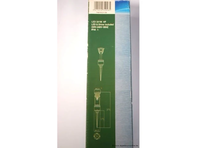 5 alu led grondprikspots lucide - afbeelding 2 van  2
