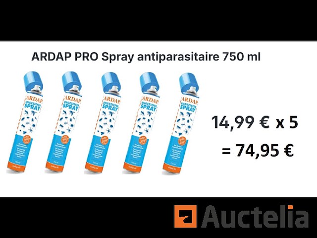 5 ardap pro ongediertebestrijding sprays 750 ml - afbeelding 1 van  5