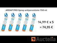5 ardap pro ongediertebestrijding sprays 750 ml - afbeelding 1 van  5
