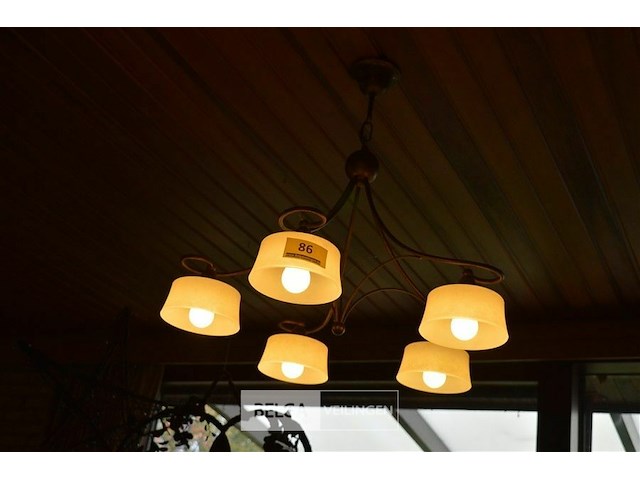 5 armige luster - afbeelding 1 van  3