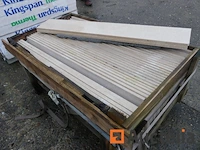 5 beige marmer vitrine rekken - afbeelding 3 van  6
