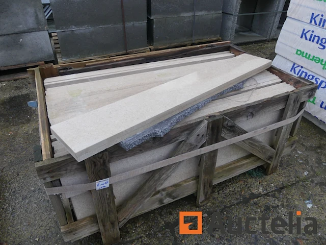 5 beige marmer vitrine rekken - afbeelding 6 van  6