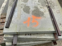 5 betonnen tegels - afbeelding 1 van  2