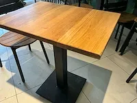 5 bistrotafels satelliet, compleet met 16 dito bijzetstoelen - afbeelding 2 van  6