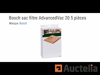 5 bosch advancedvac 20 filterzakken - afbeelding 1 van  1