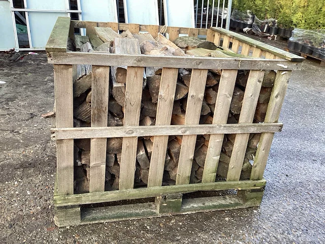 5 boxen gemengd, gekloven hout excl box - afbeelding 2 van  2