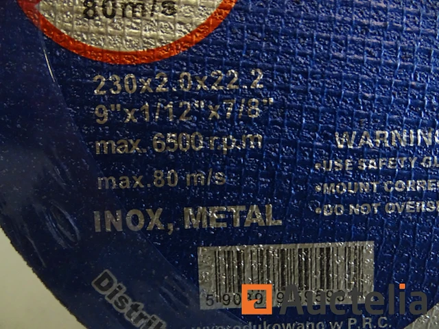 5 boxer roestvrijstalen metalen snijschijven - afbeelding 2 van  4
