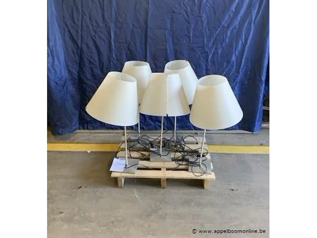 5 bureaulampen hoogte 72 cm - afbeelding 1 van  2