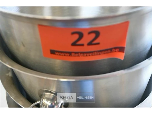 5 champagne emmers inox - afbeelding 3 van  3