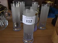 5 cocktailglazen met ijsemmer en lepels - afbeelding 2 van  6