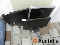 5 computer schermen