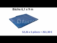 5 dekzeilen 6,1 x 9 m