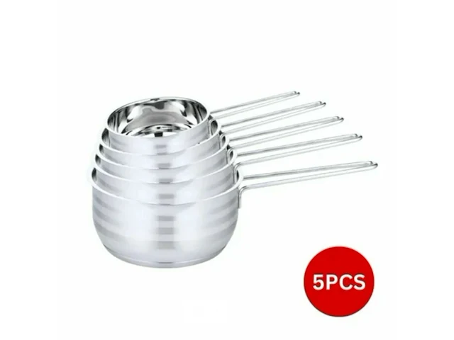 5 delige rvs steelpanset - afbeelding 3 van  4