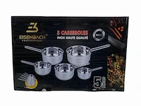 5 delige rvs steelpanset - afbeelding 4 van  4
