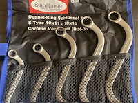 5 delige s-ringsleutel set 10-19mm - afbeelding 1 van  1
